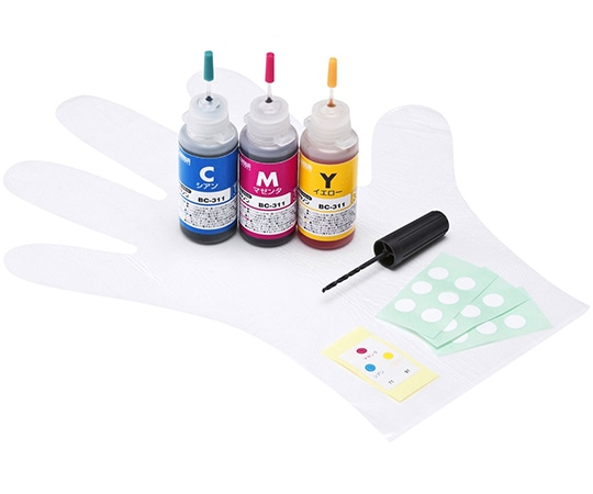 サンワサプライ 詰め替えインク BC-311用 INK-C311S30S 1セット(ご注文単位1セット)【直送品】