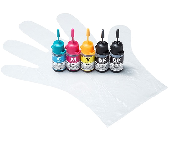 サンワサプライ キヤノン用詰め替えインク INK-CM5S10 1セット(ご注文単位1セット)【直送品】