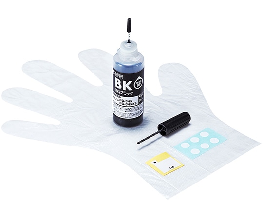 サンワサプライ 詰替えインク BC-345用 INK-C345B60S 1個(ご注文単位1個)【直送品】