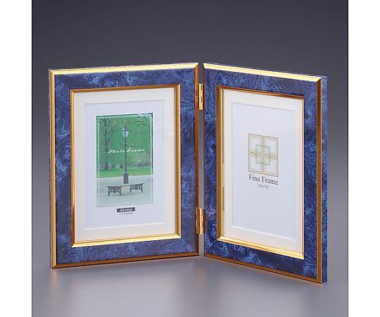 エスコ KG判/  縦 フォトフレーム(大理石調) EA761LP-44 1個(ご注文単位1個)【直送品】