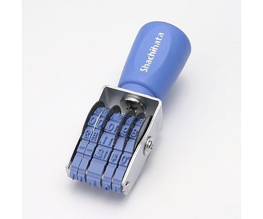 エスコ 4号 回転日付印(欧文5連・ゴシック体) EA762AF-104 1個(ご注文単位1個)【直送品】