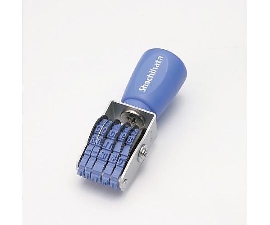 エスコ 5号 回転日付印(欧文5連・ゴシック体) EA762AF-105 1個(ご注文単位1個)【直送品】