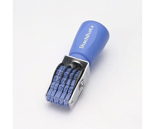 エスコ 6号 回転日付印(欧文5連・ゴシック体) EA762AF-106 1個(ご注文単位1個)【直送品】