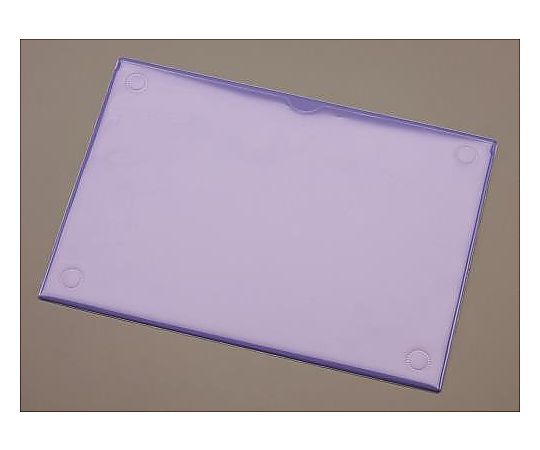 エスコ 215x310mm/A4 マグネットカードケース(青) EA762DB-11A 1個(ご注文単位1個)【直送品】