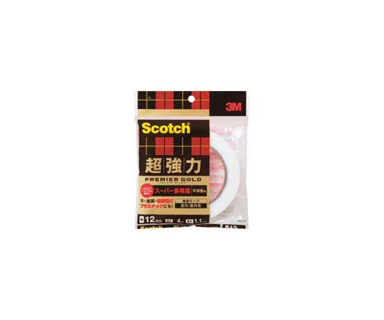 スリーエム プレミアゴールドスーパー 12mm×4m SPS-12 1巻(ご注文単位1巻)【直送品】