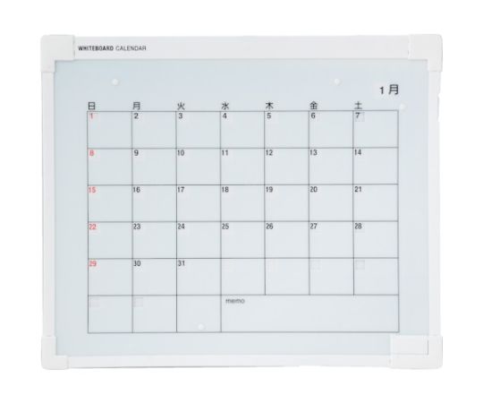 LIHITLAB ホワイトボードカレンダー A215 1枚(ご注文単位1枚)【直送品】