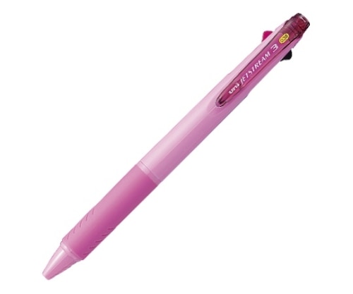 三菱鉛筆 ジェットストリーム 3色ボールペン ベビーピンク 0.38mm インク色:黒・赤・青 SXE3-400-38.68 1本(ご注文単位1本)【直送品】