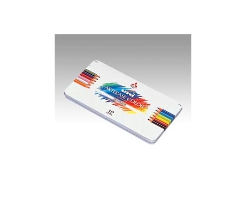 三菱鉛筆 ユニ・アーテレーズカラー 12色/缶入 UAC12C 1個(ご注文単位1個)【直送品】