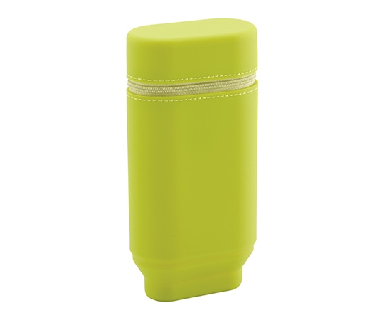 LIHITLAB SMART FIT ACTACT スタンドペンケース<オーバルタイプLサイズ> (イエローグリーン) A7695-6 1個(ご注文単位1個)【直送品】