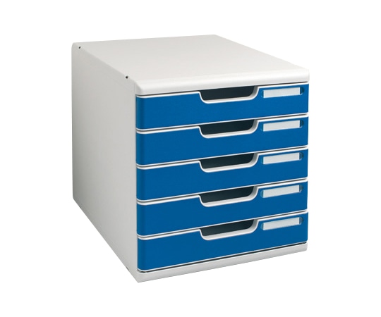 エグザコンタ レターケースSYSTEM2 5段 ブルー 301003D 1個(ご注文単位1個)【直送品】