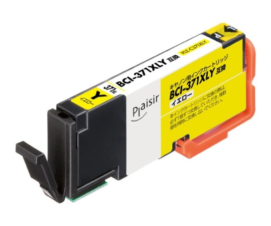 プレジール プレジール 汎用インクカートリッジ イエロー(染料) PLE-C371XLY 1個(ご注文単位1個)【直送品】