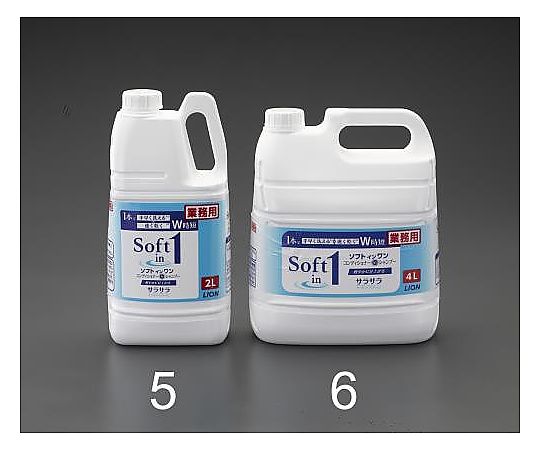 エスコ 4.0L シャンプー&リンス EA922KR-6 1個(ご注文単位1個)【直送品】