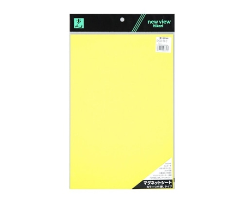 光 ゴムマグネット イエロー 300×200×0.8mm GMC08-32-3 1個(ご注文単位1個)【直送品】