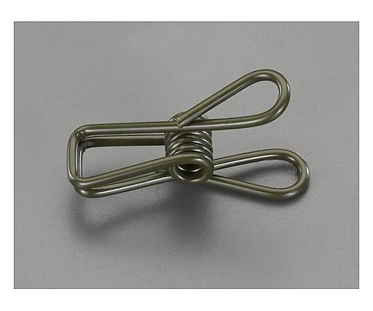 エスコ 55mm クリップ(OD色/10個) EA762FB-205 1組(ご注文単位1組)【直送品】