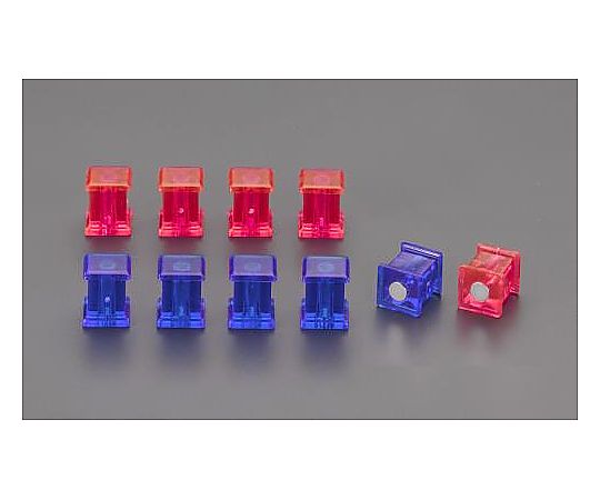 エスコ 14x14x17mm 押しピン型マグネット(10個) EA781GB-52 1組(ご注文単位1組)【直送品】
