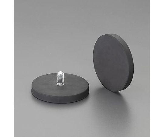 エスコ φ88x8.5mm/M8x1.25/42kgf 強力マグネット(2個) EA781EE-64 1組(ご注文単位1組)【直送品】