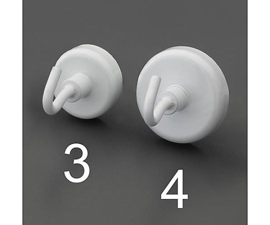 エスコ φ25x 8mm マグネットフック(2個) EA781GB-3 1組(ご注文単位1組)【直送品】