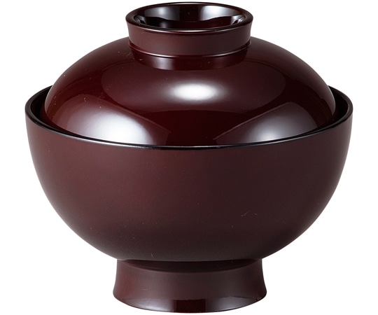 福井クラフト TA4寸 仙才丸椀 溜内黒 30048230 1個（ご注文単位1個）【直送品】