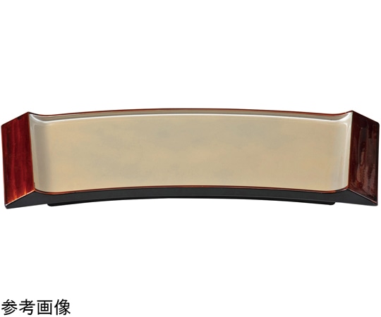 福井クラフト 22.8cm 舞扇盛皿(中)黄金銀彩天べっ甲 55204103 1個（ご注文単位1個）【直送品】