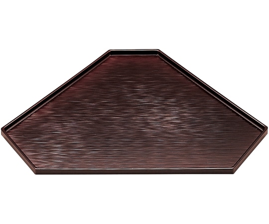 福井クラフト 尺4 富士型盆 溜 15014730 1個（ご注文単位1個）【直送品】