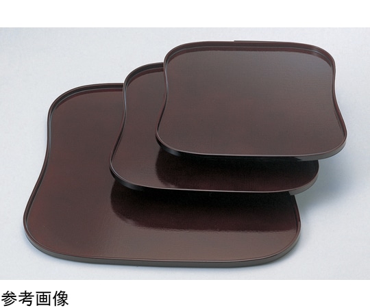 福井クラフト 尺6 ヒサゴ盆 溜 50306960 1個（ご注文単位1個）【直送品】