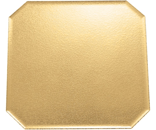 福井クラフト 30cm 隅切スクエアプレート タタキ金/裏黒塗 17417870 1個（ご注文単位1個）【直送品】