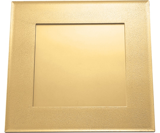 福井クラフト 尺1 角懐石炉縁盆 渕絞り金/裏黒塗 17418020 1個（ご注文単位1個）【直送品】