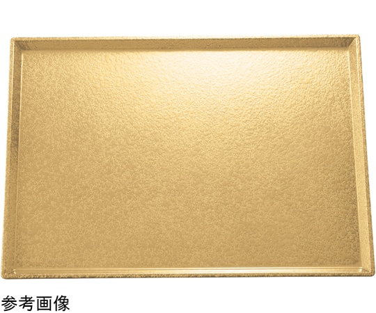 福井クラフト 尺3 清流無地盆 タタキ金SL/裏黒塗 17418850 1個（ご注文単位1個）【直送品】