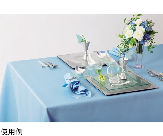 福井クラフト テーブルクロス ブルー240cm ×145cm 幅 62120120 1個（ご注文単位1個）【直送品】