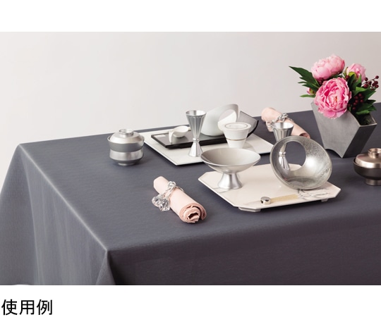 福井クラフト テーブルクロス グレー240cm ×145cm 幅 62120140 1個（ご注文単位1個）【直送品】