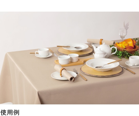 福井クラフト テーブルクロス ベージュ240cm ×145cm 幅 62120210 1個（ご注文単位1個）【直送品】