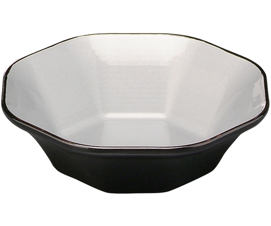 福井クラフト ニュー亀甲八角鉢 銀天黒 48010710 1個（ご注文単位1個）【直送品】