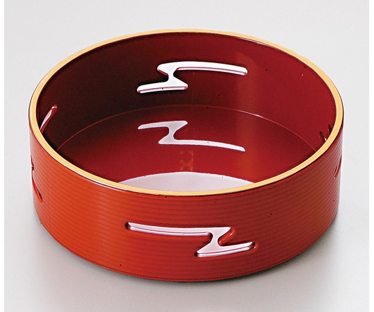 福井クラフト 3.5寸 丸すかし鉢 朱天金 54300480 1個（ご注文単位1個）【直送品】