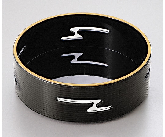 福井クラフト 3.5寸 丸すかし鉢 黒天金 54300470 1個（ご注文単位1個）【直送品】