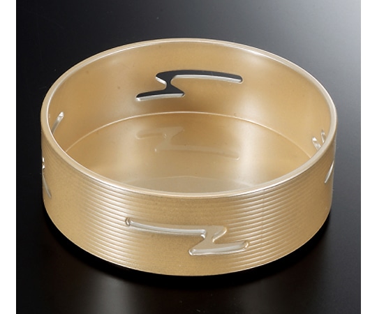 福井クラフト 3.5寸 丸すかし鉢 銀 24024320 1個（ご注文単位1個）【直送品】