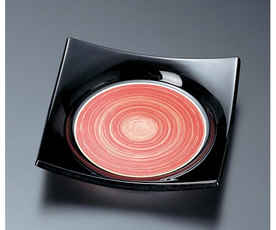 福井クラフト 四方角皿 金渦 22911100 1個（ご注文単位1個）【直送品】