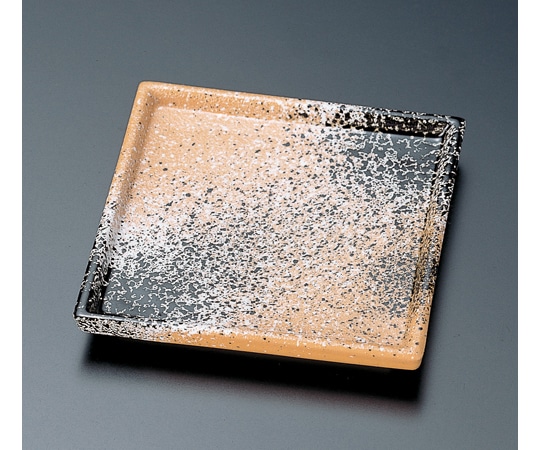 福井クラフト 正角皿 灰釉 22911160 1個（ご注文単位1個）【直送品】