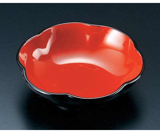 福井クラフト TA花鉢 黒内朱 22000300 1個（ご注文単位1個）【直送品】