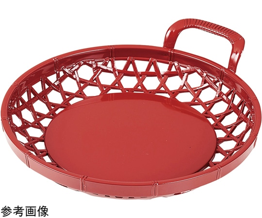 福井クラフト 4寸 寿丸カゴ 朱 50023880 1個（ご注文単位1個）【直送品】