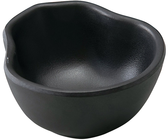 福井クラフト メラミン ひさご鉢(九)黒マット 80304250 1個（ご注文単位1個）【直送品】