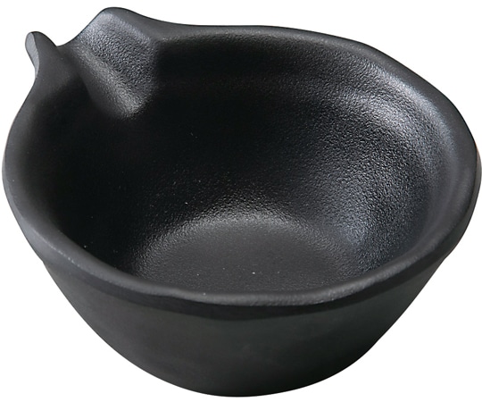 福井クラフト メラミン 片口鉢(九)黒マット 80304270 1個（ご注文単位1個）【直送品】