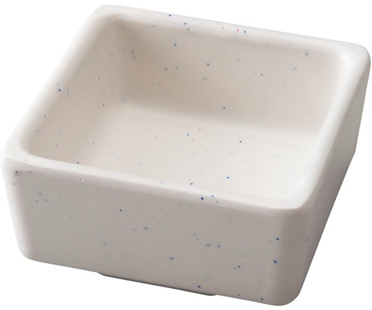 福井クラフト メラミン 角鉢(九)粉引 80304280 1個（ご注文単位1個）【直送品】