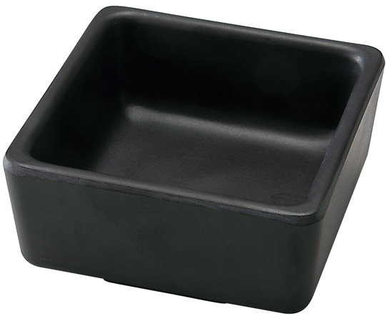 福井クラフト メラミン 角鉢(九)黒マット 80304290 1個（ご注文単位1個）【直送品】