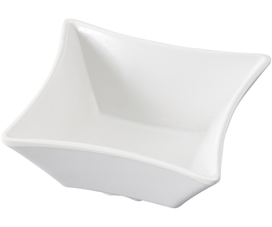 福井クラフト メラミン 78 スター角小鉢 白グロス 75006430 1個（ご注文単位1個）【直送品】