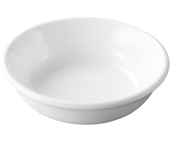 福井クラフト メラミン φ8.8 雅丸小皿 白グロス 51024250 1個（ご注文単位1個）【直送品】