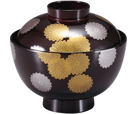福井クラフト 和 越前椀 溜菊詰め 12024910 1個（ご注文単位1個）【直送品】