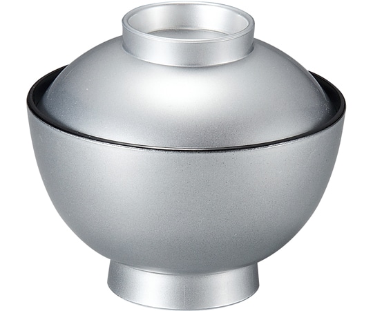 福井クラフト 新和越前椀 銀透き内黒 37001830 1個（ご注文単位1個）【直送品】