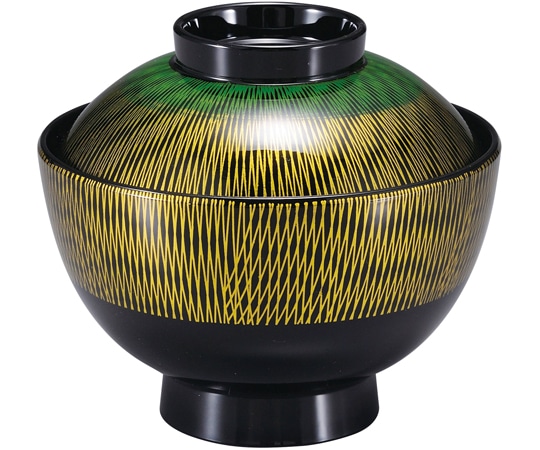 福井クラフト 新和越前椀 緑新武蔵野 70000850 1個（ご注文単位1個）【直送品】