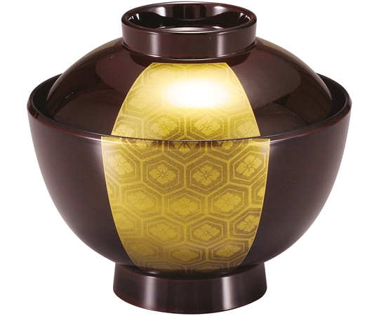 福井クラフト 新和越前椀 溜金色紙 70000870 1個（ご注文単位1個）【直送品】