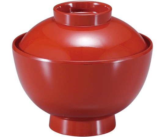 福井クラフト 新和越前椀 朱見返し春秋 70000650 1個（ご注文単位1個）【直送品】